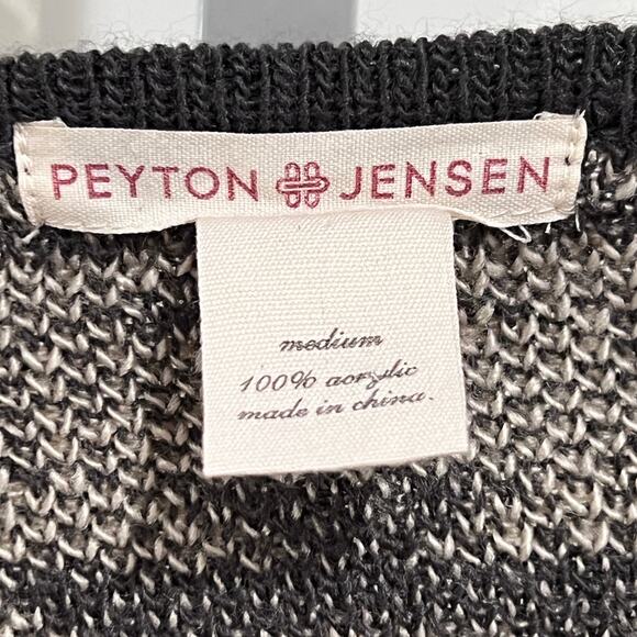 Peyton Jensen Evereve Western Fringe Knit Cardigan Women's Size M Indie Boho - Picture 3 of 5